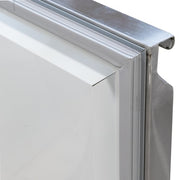 MoTak MUF-48-X 47 1/4" W Undercounter Freezer w/ (2) Section & (2) Door, 115v