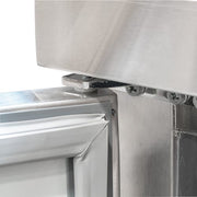 MoTak MUF-60-HC 61 1/5" W Undercounter Freezer w/ (2) Sections & (2) Doors, 115v