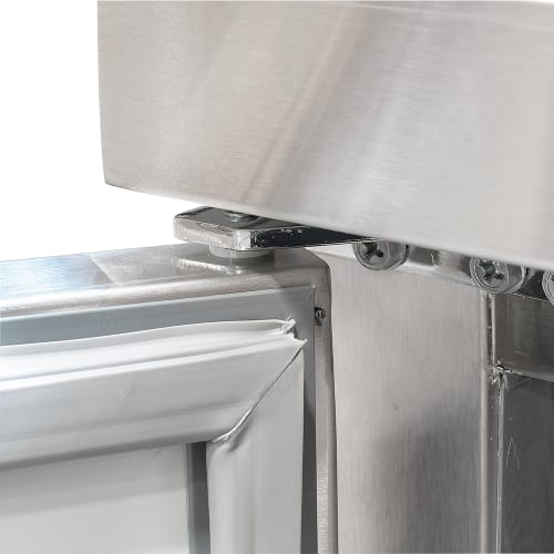 MoTak MUF-60-HC 61 1/5" W Undercounter Freezer w/ (2) Sections & (2) Doors, 115v
