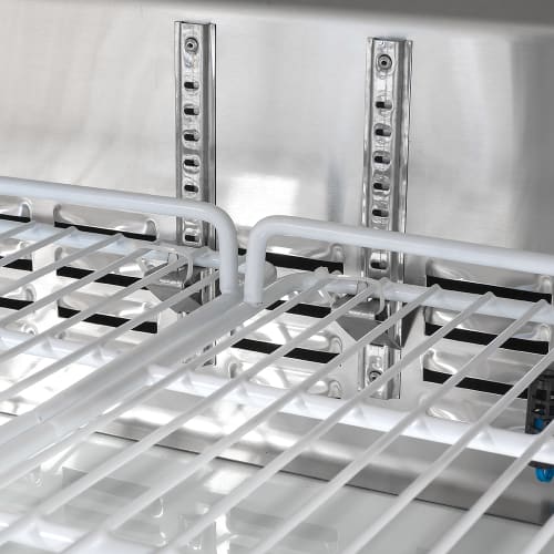 MoTak MUF-60-HC 61 1/5" W Undercounter Freezer w/ (2) Sections & (2) Doors, 115v