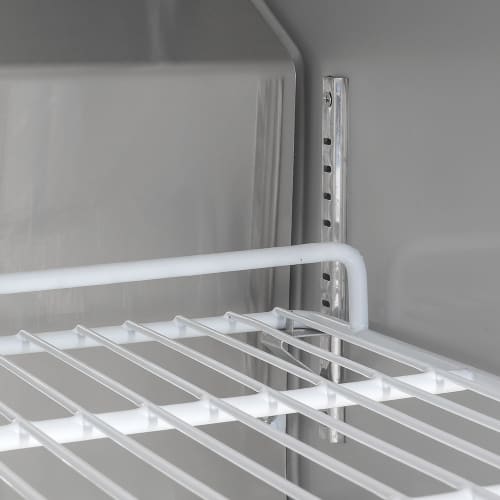 MoTak MUF-60-HC 61 1/5" W Undercounter Freezer w/ (2) Sections & (2) Doors, 115v