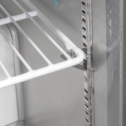 MoTak MUF-60-HC 61 1/5" W Undercounter Freezer w/ (2) Sections & (2) Doors, 115v