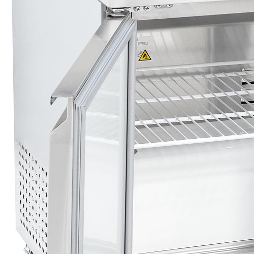 MoTak MUF-72 71 7/10" W Undercounter Freezer w/ (3) Sections & (3) Doors, 115v