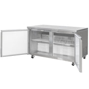 MoTak MUR-60-X 60 1/5" W Undercounter Refrigerator w/ (2) Sections & (2) Doors, 115v