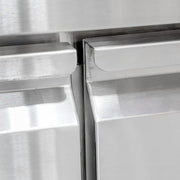 MoTak MUR-60-X 60 1/5" W Undercounter Refrigerator w/ (2) Sections & (2) Doors, 115v