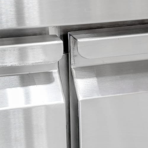 MoTak MUR-60-X 60 1/5" W Undercounter Refrigerator w/ (2) Sections & (2) Doors, 115v