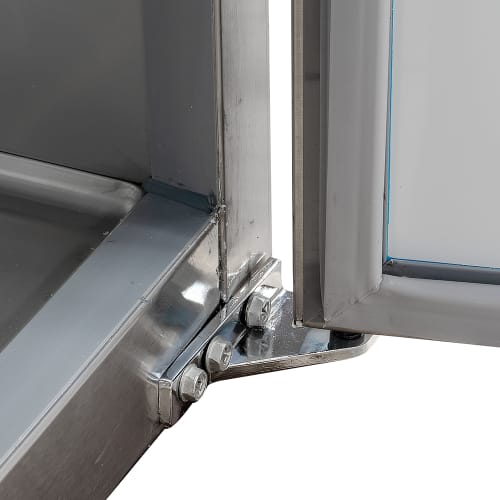 MoTak MUR-60-X 60 1/5" W Undercounter Refrigerator w/ (2) Sections & (2) Doors, 115v