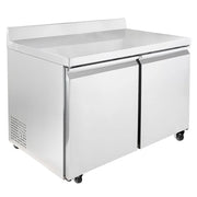 MoTak MWF-48-X 47 1/4" W Worktop Freezer w/ (2) Sections & (2) Doors, 115v