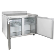 MoTak MWF-48-X 47 1/4" W Worktop Freezer w/ (2) Sections & (2) Doors, 115v