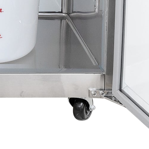 MoTak MWF-48-X 47 1/4" W Worktop Freezer w/ (2) Sections & (2) Doors, 115v