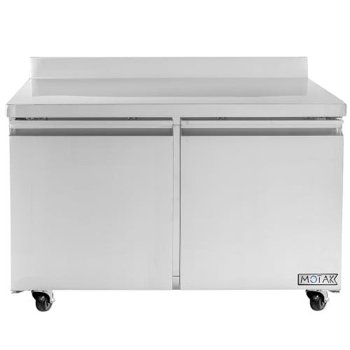MoTak MWR-48-X 47 1/4" Worktop Refrigerator w/ (2) Sections, 115v