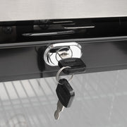 MoTak MBB-1D-27-G-X 23 1/2" Bar Refrigerator - 1 Swinging Glass Door, Black, 115v