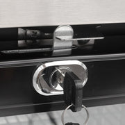 MoTak MBB-1D-27-G-X 23 1/2" Bar Refrigerator - 1 Swinging Glass Door, Black, 115v