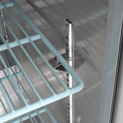 MoTak MBB-1D-27-G-X 23 1/2" Bar Refrigerator - 1 Swinging Glass Door, Black, 115v
