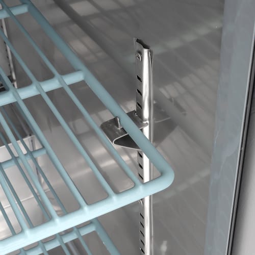 MoTak MBB-1D-27-G-X 23 1/2" Bar Refrigerator - 1 Swinging Glass Door, Black, 115v