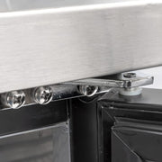 MoTak MBB-1D-27-G-X 23 1/2" Bar Refrigerator - 1 Swinging Glass Door, Black, 115v