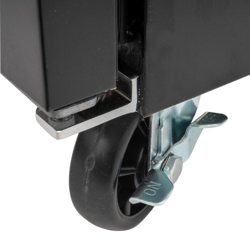 MoTak MBB-1D-27-G-X 23 1/2" Bar Refrigerator - 1 Swinging Glass Door, Black, 115v
