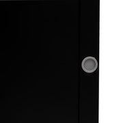 MoTak MBB-1D-27-G-X 23 1/2" Bar Refrigerator - 1 Swinging Glass Door, Black, 115v