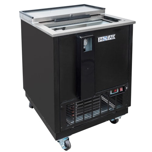 MoTak MBST-25-X 26 3/8" Forced Air Bottle Cooler - Holds (108) 12 oz Bottles, Stainless Interior, 115v