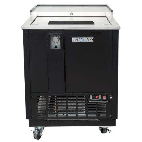 MoTak MBST-25-X 26 3/8" Forced Air Bottle Cooler - Holds (108) 12 oz Bottles, Stainless Interior, 115v
