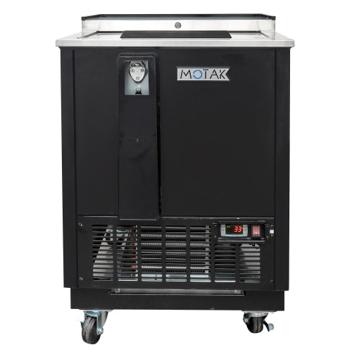 MoTak MBST-25-X 26 3/8" Forced Air Bottle Cooler - Holds (108) 12 oz Bottles, Stainless Interior, 115v