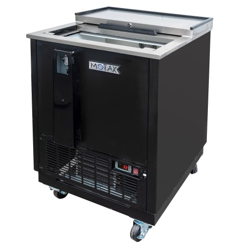 MoTak MBST-25-X 26 3/8" Forced Air Bottle Cooler - Holds (108) 12 oz Bottles, Stainless Interior, 115v