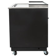 MoTak MBST-25-X 26 3/8" Forced Air Bottle Cooler - Holds (108) 12 oz Bottles, Stainless Interior, 115v