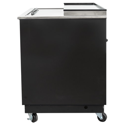 MoTak MBST-25-X 26 3/8" Forced Air Bottle Cooler - Holds (108) 12 oz Bottles, Stainless Interior, 115v