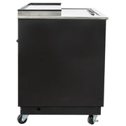 MoTak MBST-25-X 26 3/8" Forced Air Bottle Cooler - Holds (108) 12 oz Bottles, Stainless Interior, 115v