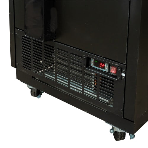 MoTak MBST-25-X 26 3/8" Forced Air Bottle Cooler - Holds (108) 12 oz Bottles, Stainless Interior, 115v
