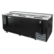 MoTak MBST-80-X 79 1/2" Forced Air Bottle Cooler - Holds (720) 12 oz Bottles, Stainless Interior, 115v