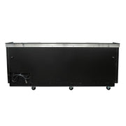 MoTak MBST-80-X 79 1/2" Forced Air Bottle Cooler - Holds (720) 12 oz Bottles, Stainless Interior, 115v