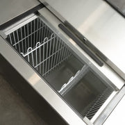 MoTak MBST-80-X 79 1/2" Forced Air Bottle Cooler - Holds (720) 12 oz Bottles, Stainless Interior, 115v