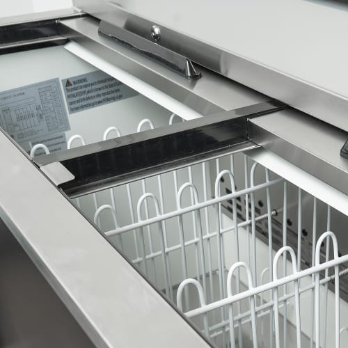 MoTak MBST-80-X 79 1/2" Forced Air Bottle Cooler - Holds (720) 12 oz Bottles, Stainless Interior, 115v