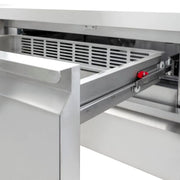 MoTak MCBR72-D-X 72 3/8" Chef Base w/ (4) Drawers - 115v