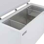 MoTak MCF-16 60" Mobile Chest Freezer w/ (2) Baskets - White, 115v