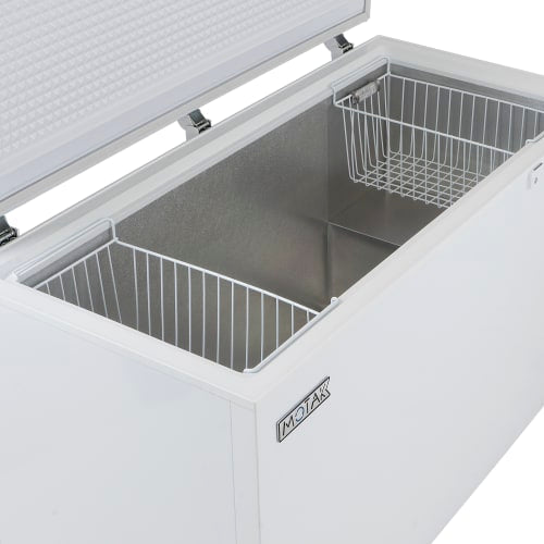 MoTak MCF-16 60" Mobile Chest Freezer w/ (2) Baskets - White, 115v