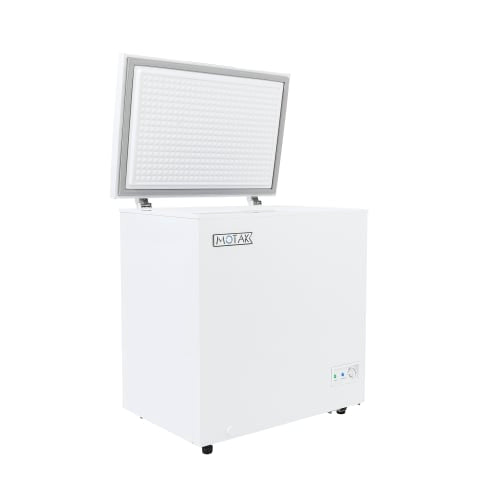 MoTak MCF-5 30" Mobile Chest Freezer w/ (1) Basket - White, 115v