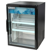 MoTak MCM5-X 24 3/8" Countertop Refrigerated Merchandiser - Swing Door, Black, 115v