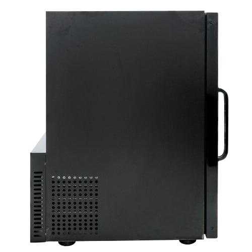 MoTak MCM5-X 24 3/8" Countertop Refrigerated Merchandiser - Swing Door, Black, 115v