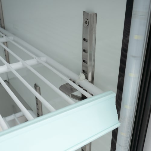 MoTak MCM5-X 24 3/8" Countertop Refrigerated Merchandiser - Swing Door, Black, 115v