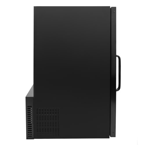 MoTak MCM7-X 24 3/8" Countertop Refrigerated Merchandiser - Swing Door, Black, 115v