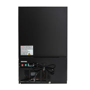 MoTak MCM7-X 24 3/8" Countertop Refrigerated Merchandiser - Swing Door, Black, 115v