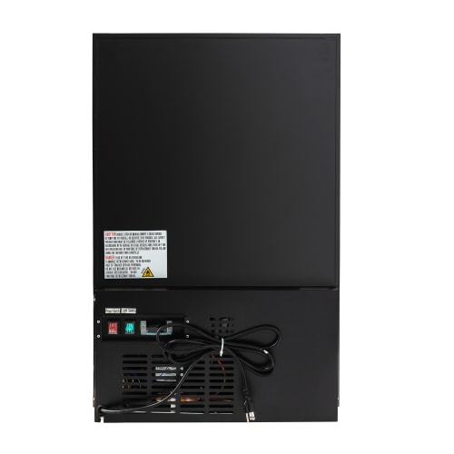 MoTak MCM7-X 24 3/8" Countertop Refrigerated Merchandiser - Swing Door, Black, 115v