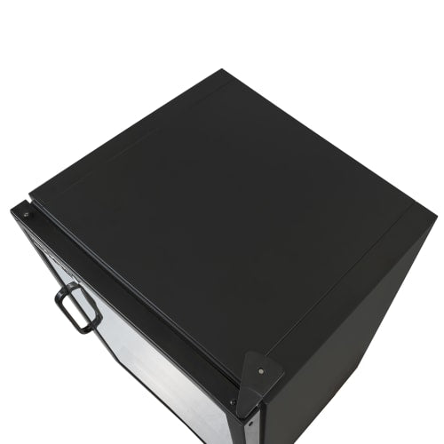 MoTak MCM7-X 24 3/8" Countertop Refrigerated Merchandiser - Swing Door, Black, 115v