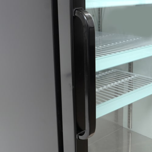 MoTak MCM7-X 24 3/8" Countertop Refrigerated Merchandiser - Swing Door, Black, 115v