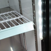 MoTak MCM7-X 24 3/8" Countertop Refrigerated Merchandiser - Swing Door, Black, 115v
