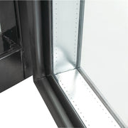 MoTak MCM7-X 24 3/8" Countertop Refrigerated Merchandiser - Swing Door, Black, 115v