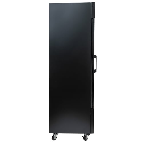 MoTak MGD-1DF-27-X 27 1/8" One Section Display Freezer w/ Swing Door - Bottom Mount Compressor, Black, 115v