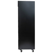 MoTak MGD-1DF-27-X 27 1/8" One Section Display Freezer w/ Swing Door - Bottom Mount Compressor, Black, 115v